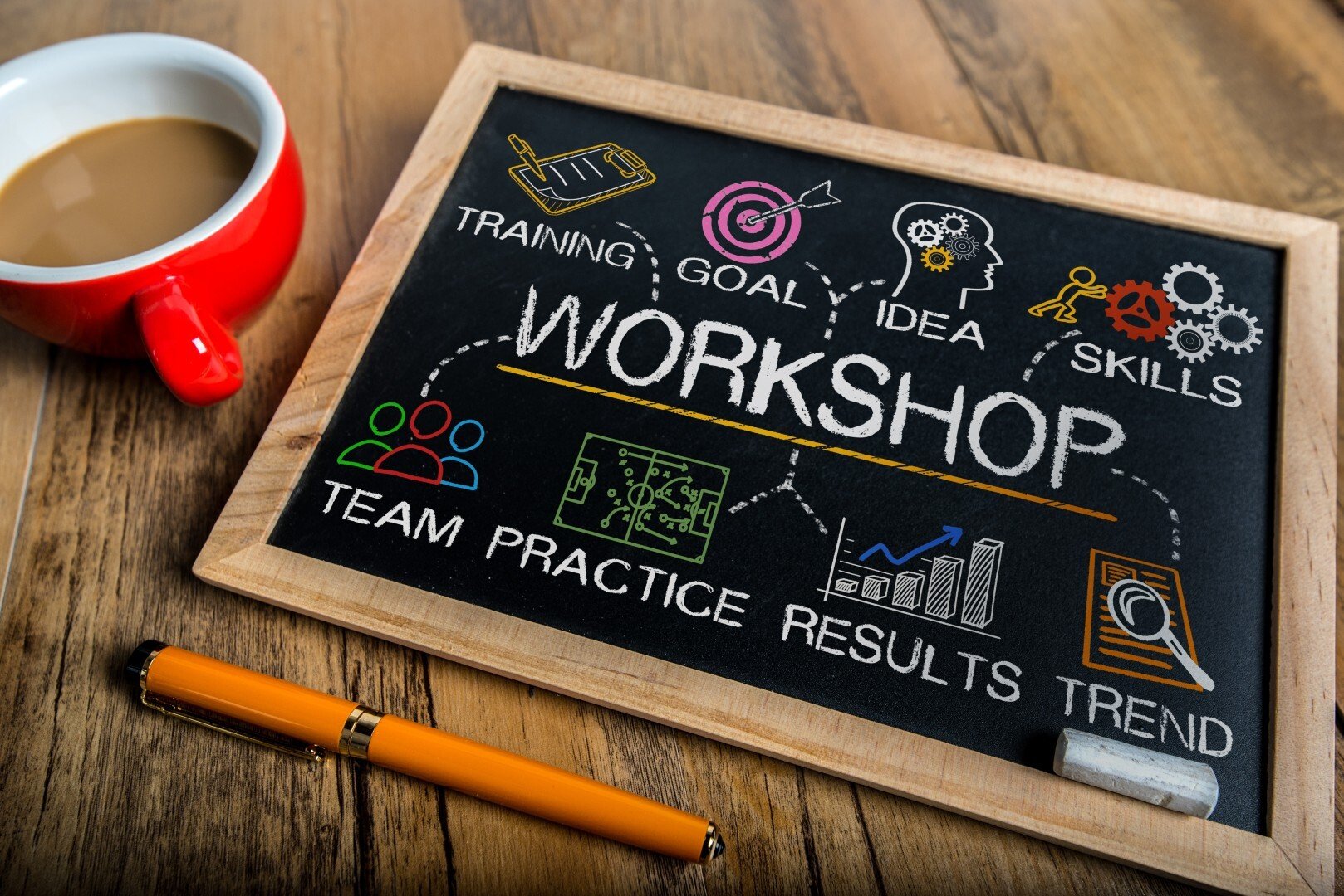 Kreative Planung eines Workshops