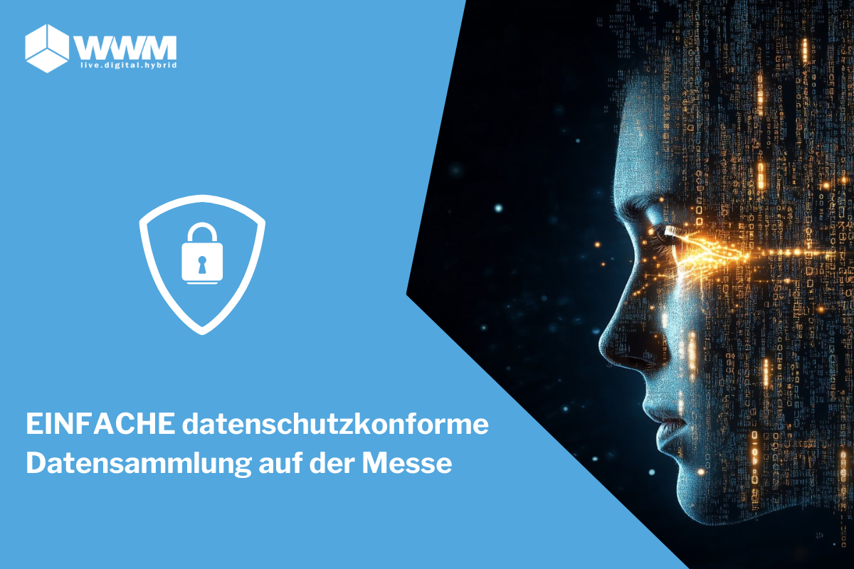 Datenerfassung auf der Messe 