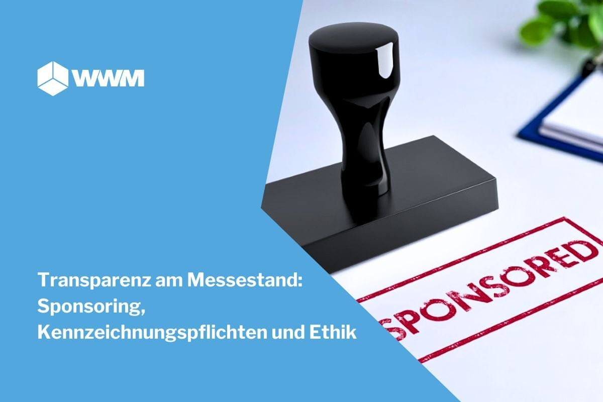 Sponsorenstempel Sponsor am Messestand