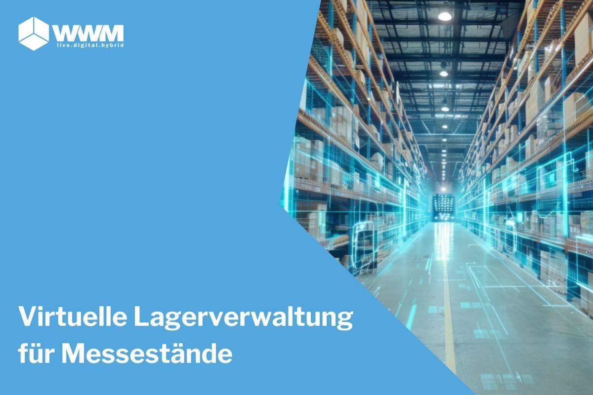 Lagerverwaltung - Lagerhalle mit blauen Elementen