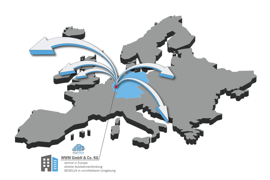 Landkarte Europa DE