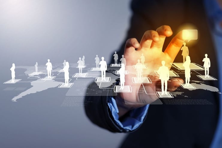 Globales Potenzial mit virtuellen Messeständen