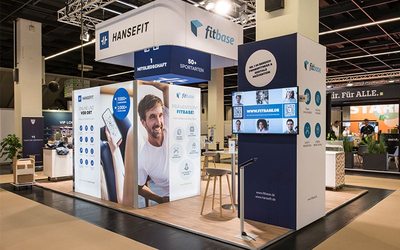 Individueller Messebau Hansefit Zukunft Personal Köln Rocketexpo