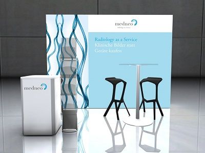 Medneo Mobiler Messestand