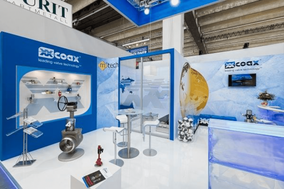 Mueller coax Messestand 