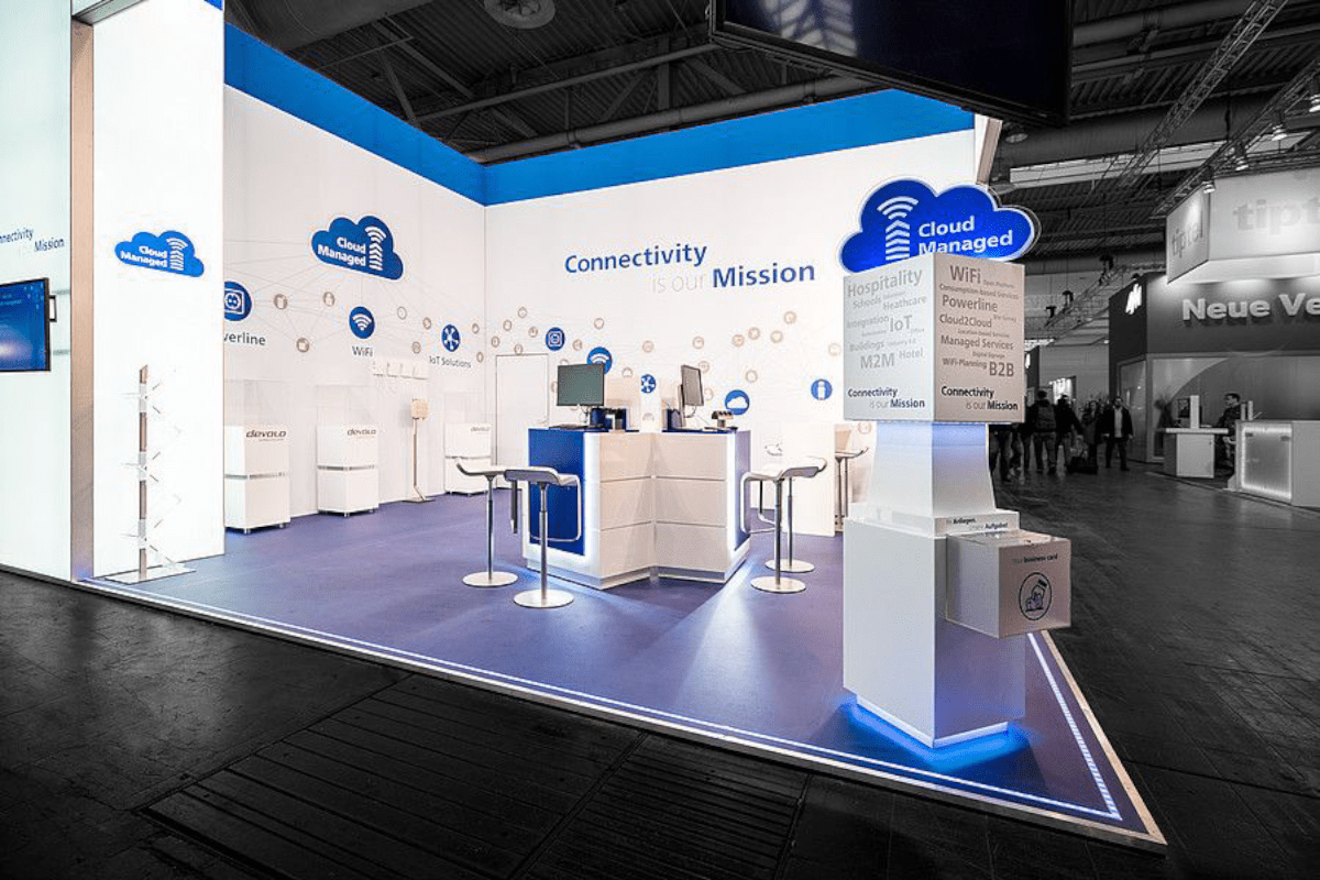 Messestand Devolo