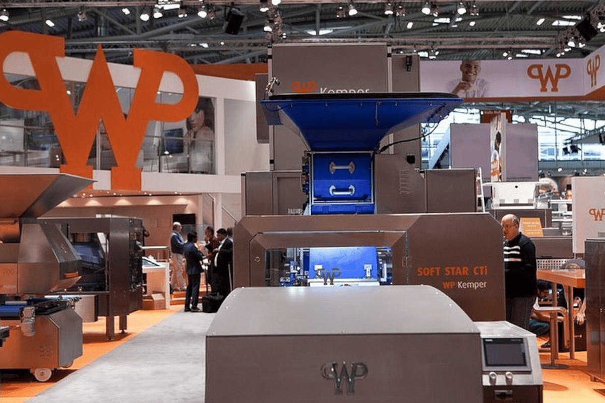 Exhibition stand of Werner and Pfleiderer at iba in munich