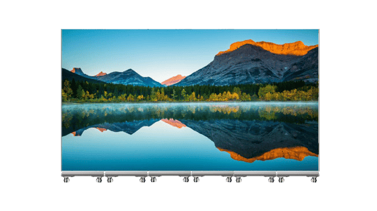 LED-Poster Plus, ein modularer Bildschirm für Messestände, Kongresse, Showrooms und Roadshows