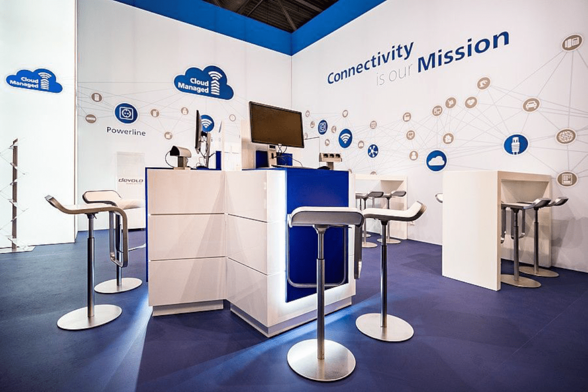 Messestand Devolo
