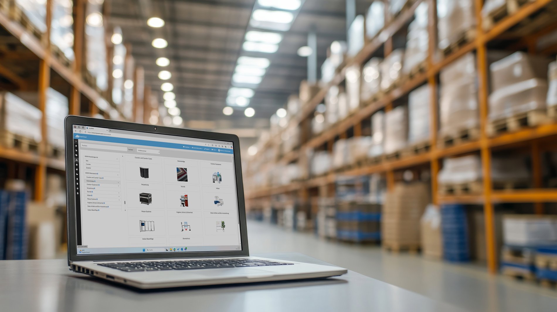 Virtual warehouse management