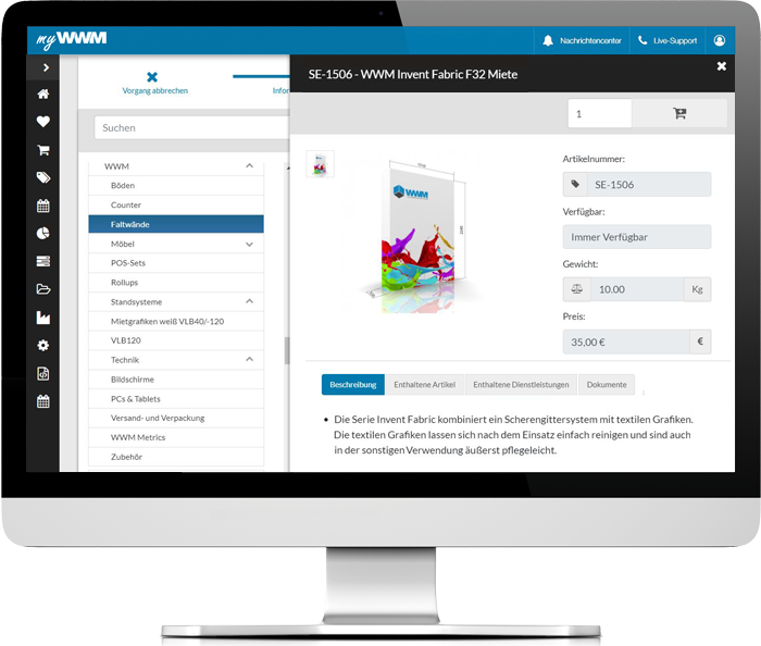 myWWM Event Management Product Data Overview