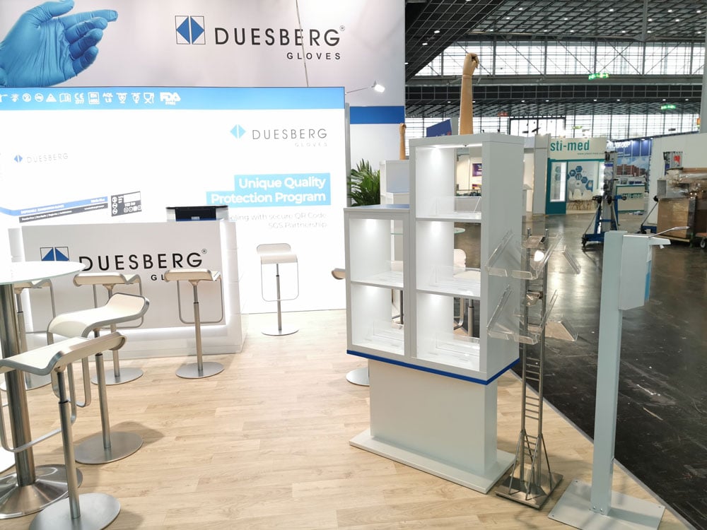 Individueller Messestand für Duesberg