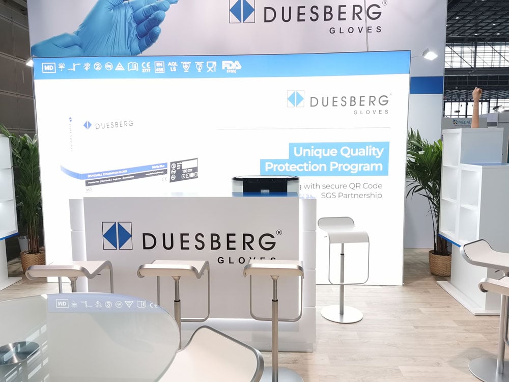Individueller Messestand für Duesberg