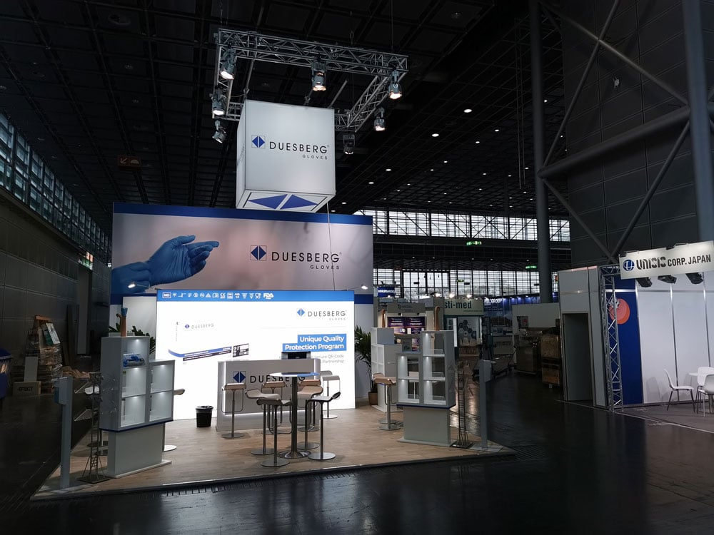 Individueller Messestand für Duesberg