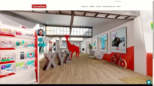 Virtual exhibition for Cornelsen