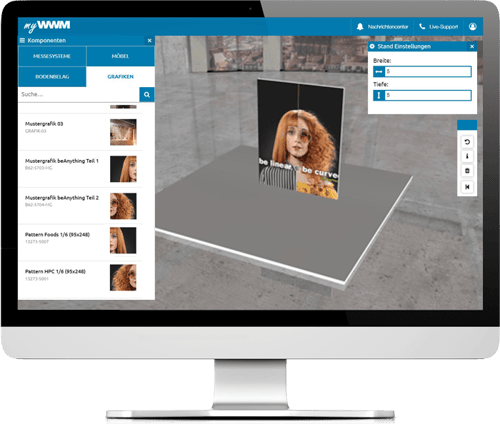 3D Messestand-Konfigurator als Exhibition as a Service Dienstleistung