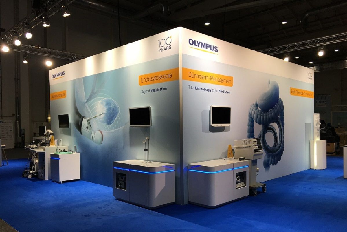 Olympus exhibition stand