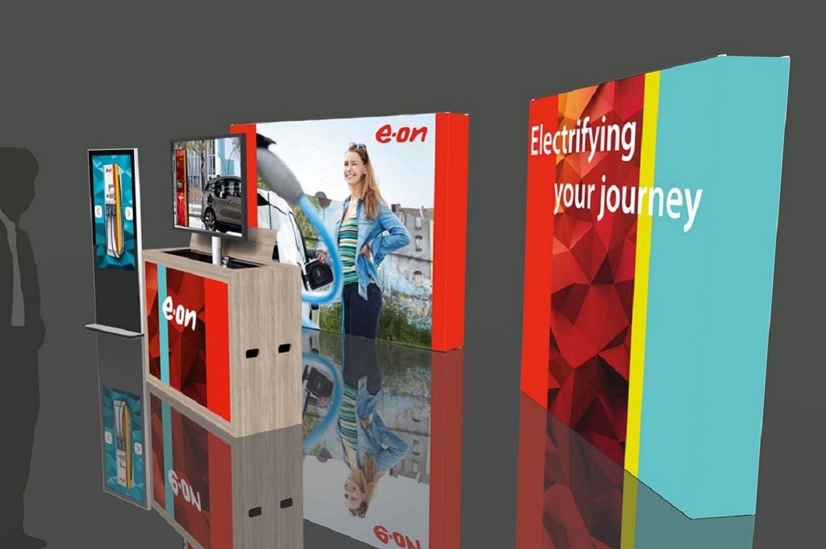Mobiler Messestand EON