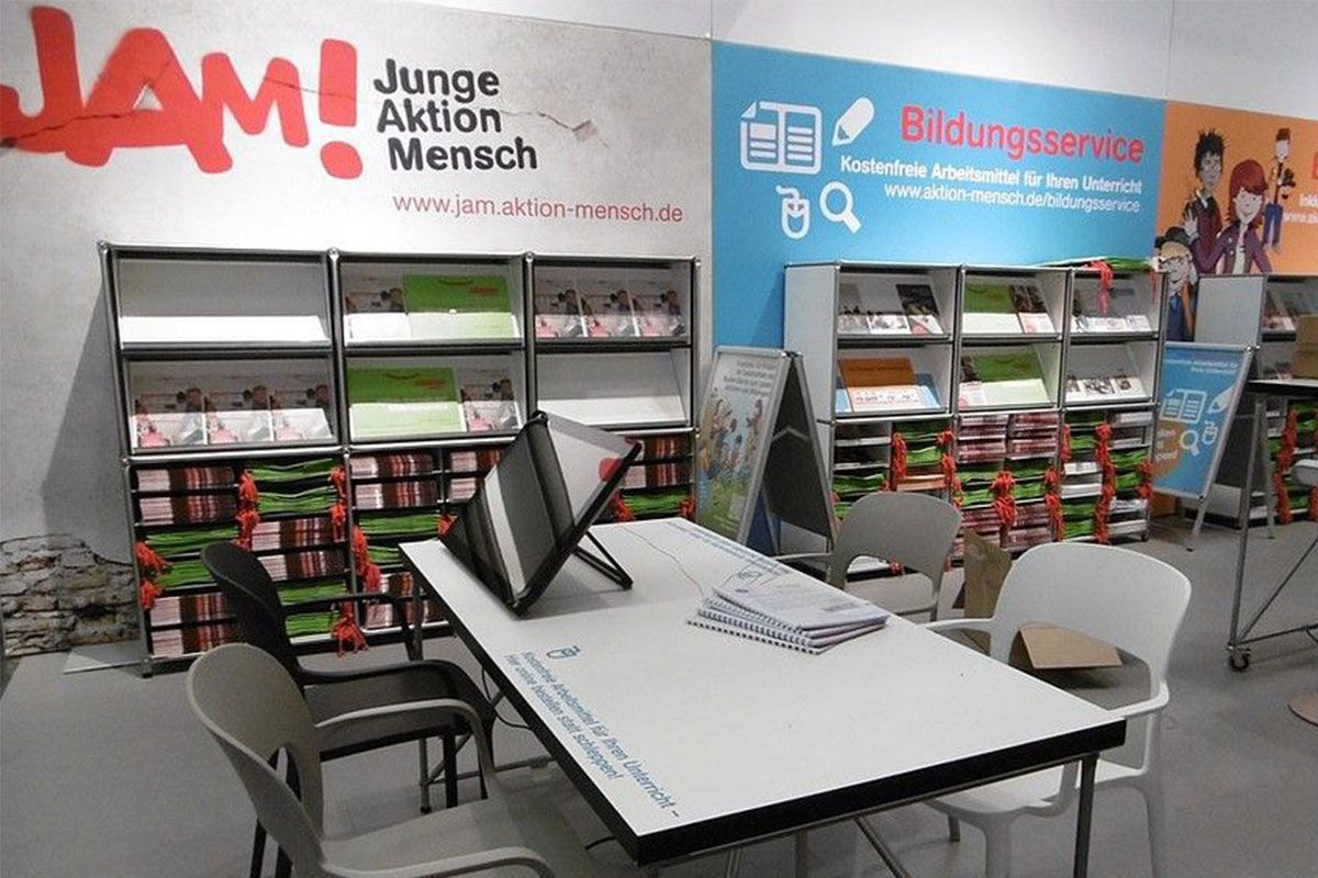Individueller Messestand Aktion Mensch
