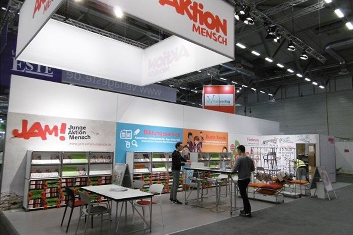 Individueller Messestand Aktion Mensch