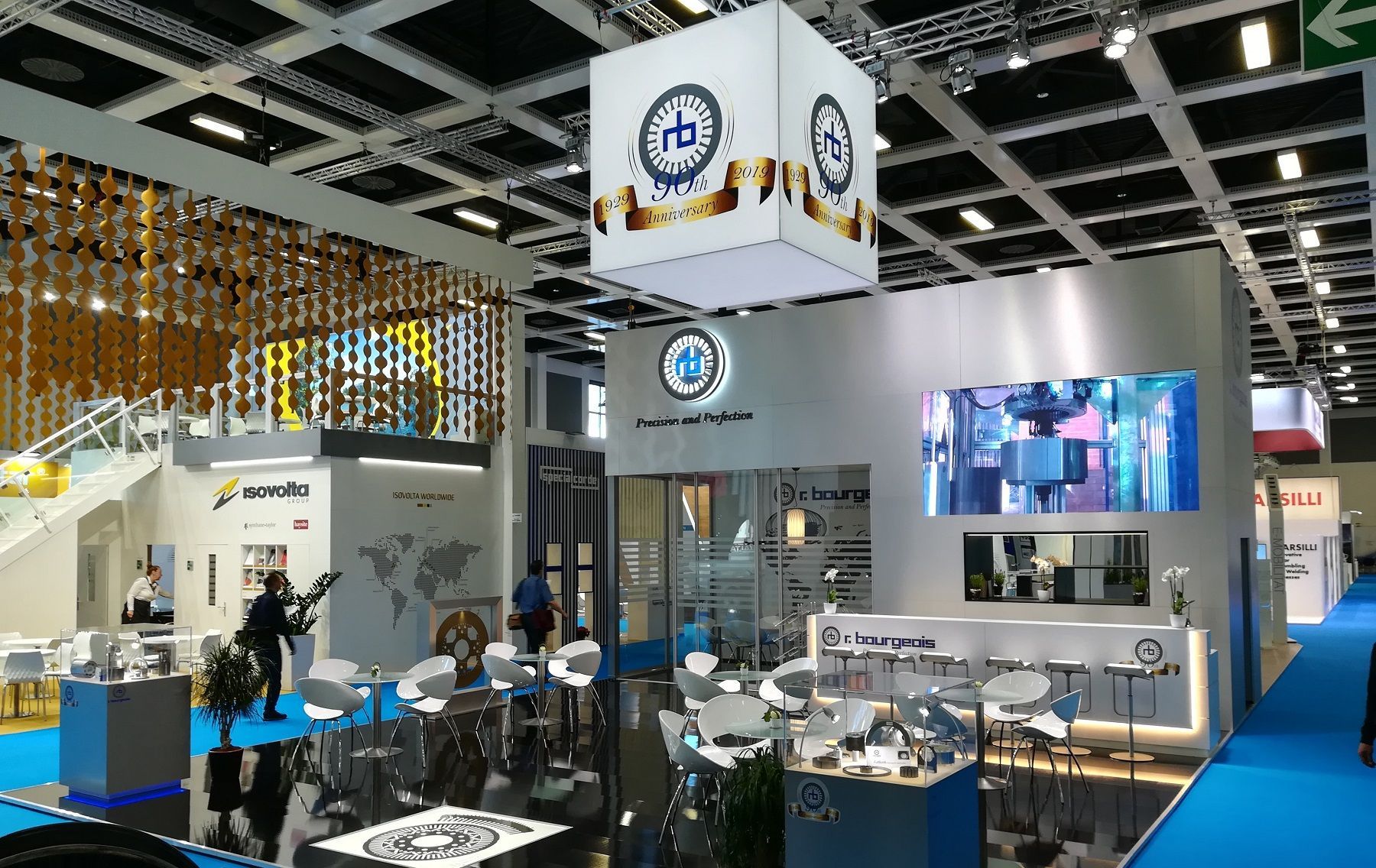Jubiläumsmessestand der r.bougeois auf der CWIEME Berlin 2019