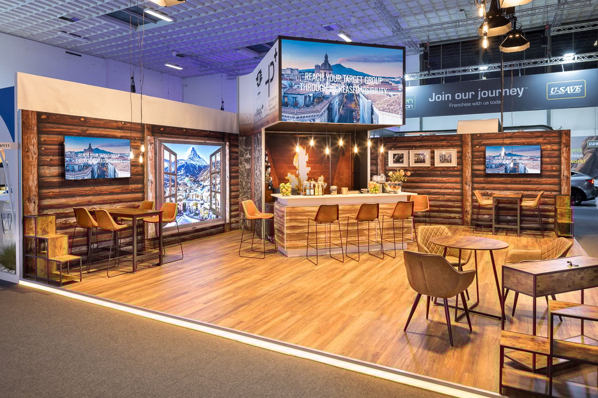 Individual exhibition stand HotelPartner 
