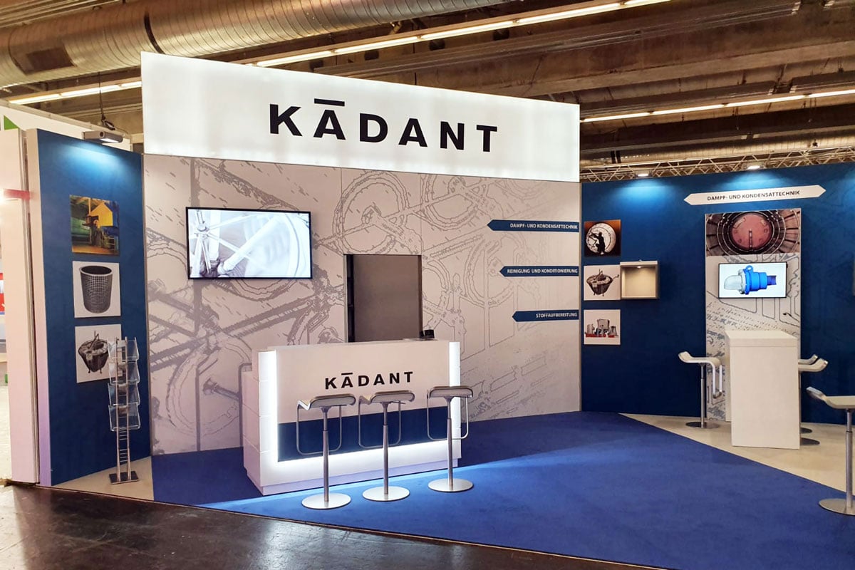 Individual and modular booths for Kadant Johnson