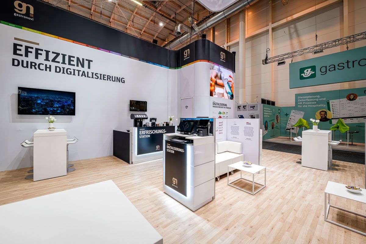 LED-Messestand für Gastronovi