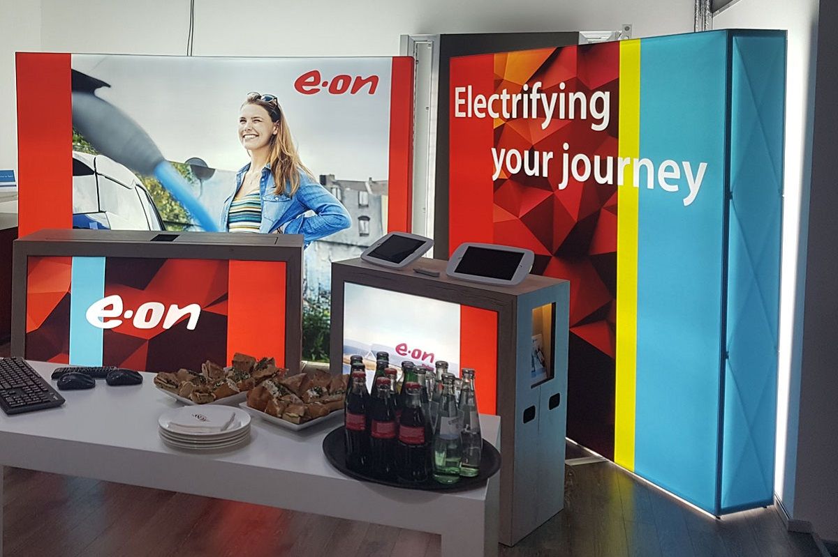Mobiler Messestand EON