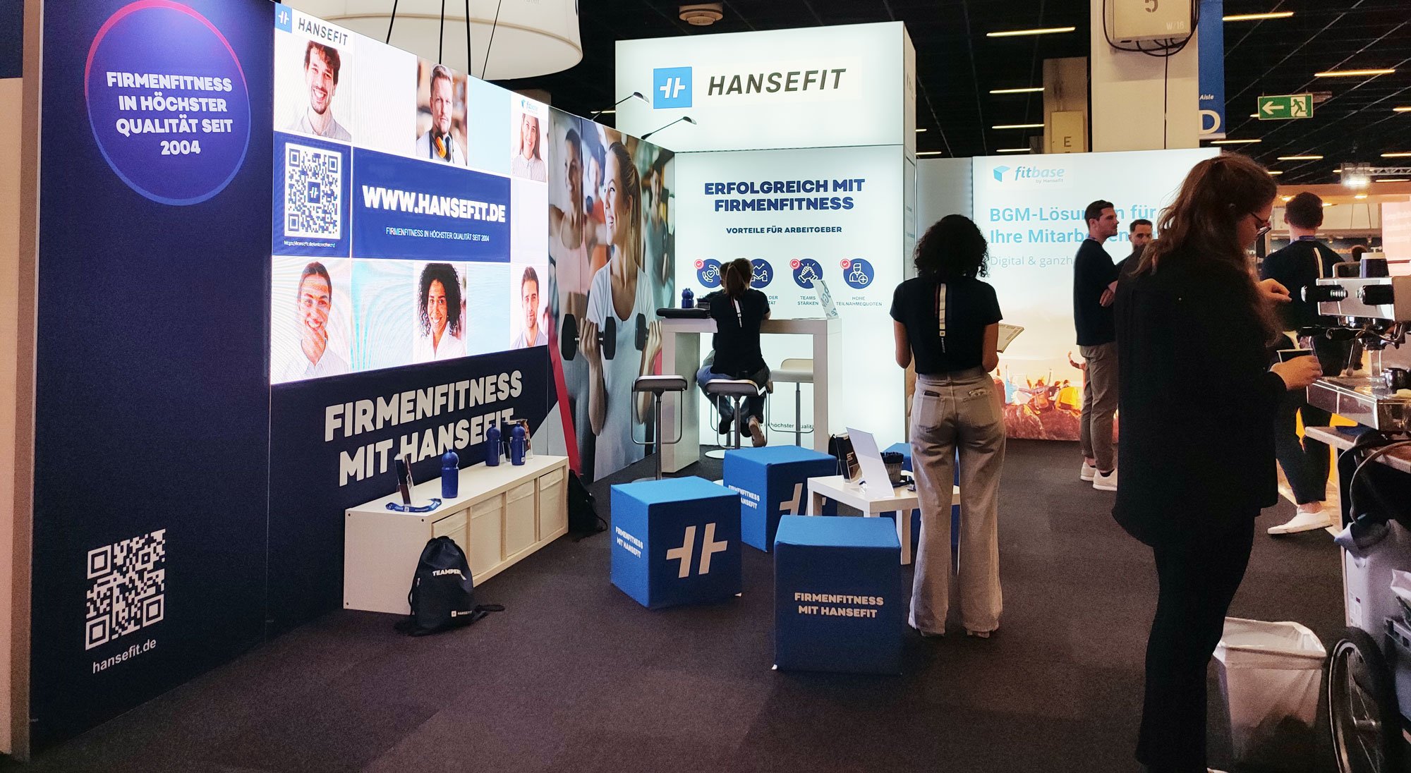 Messestand für Hansefit auf der Zukunft Personal