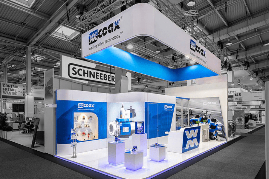 Exhibition stand Mueller coax