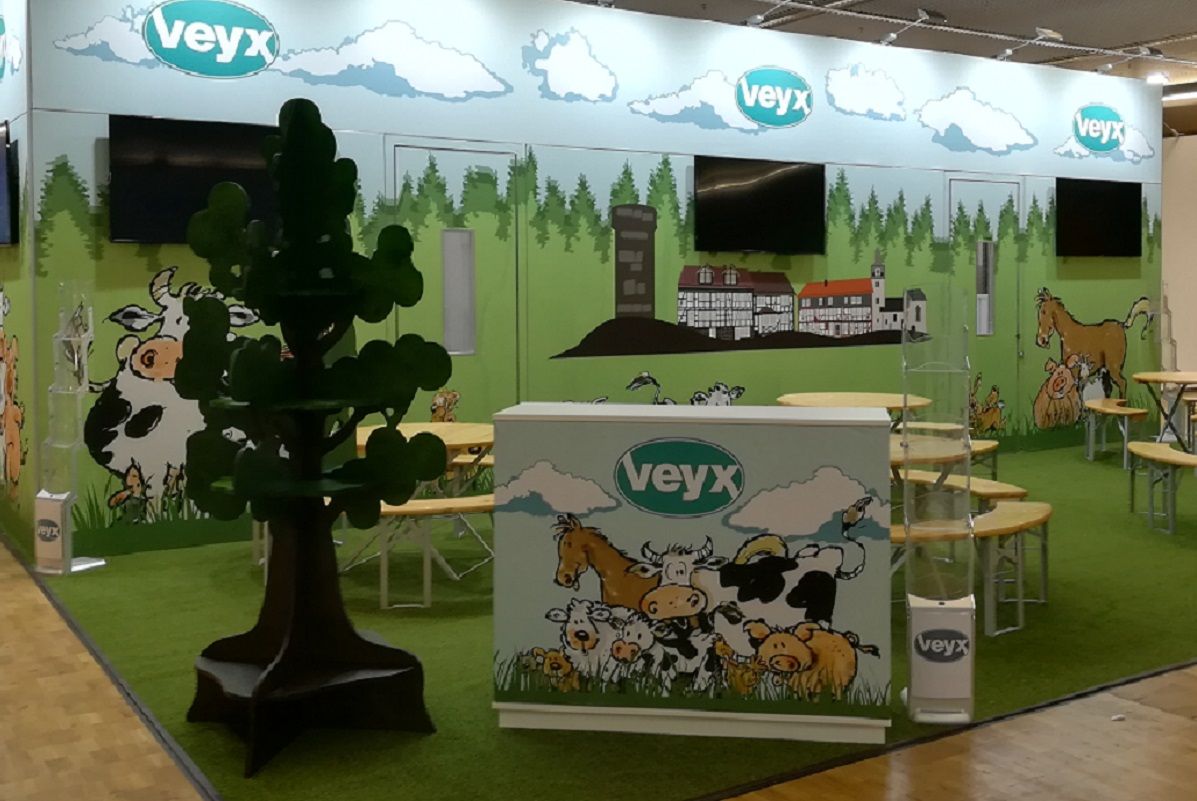 Physischer Messestand Veyx-Pharma GmbH