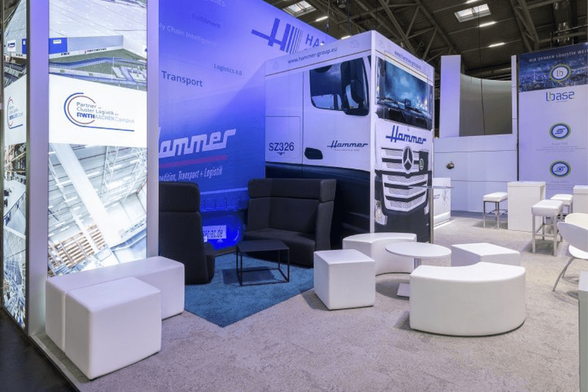 Hammer exhibition stand at the Transport logistic in Munich