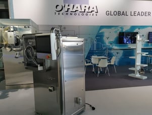 Exhibition of original machines on the stand of O'Hara Technologies