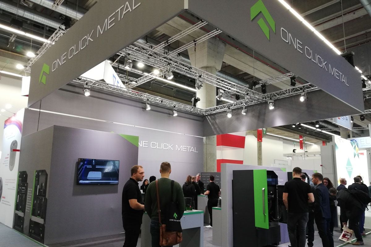 Individueller Messestand one click metal auf der formnext