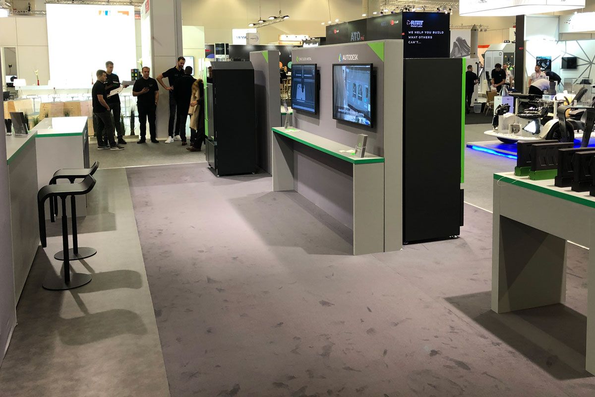 Individueller Messestand one click metal auf der formnext
