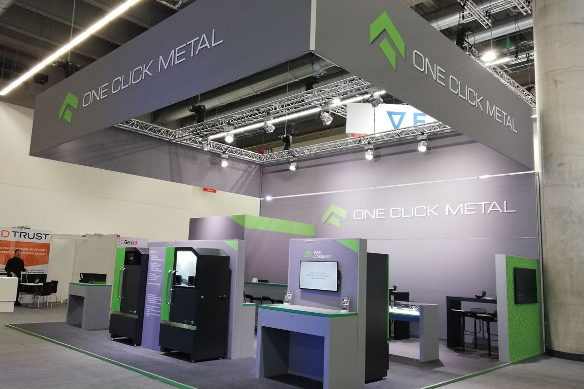 One Click Metal Messestand