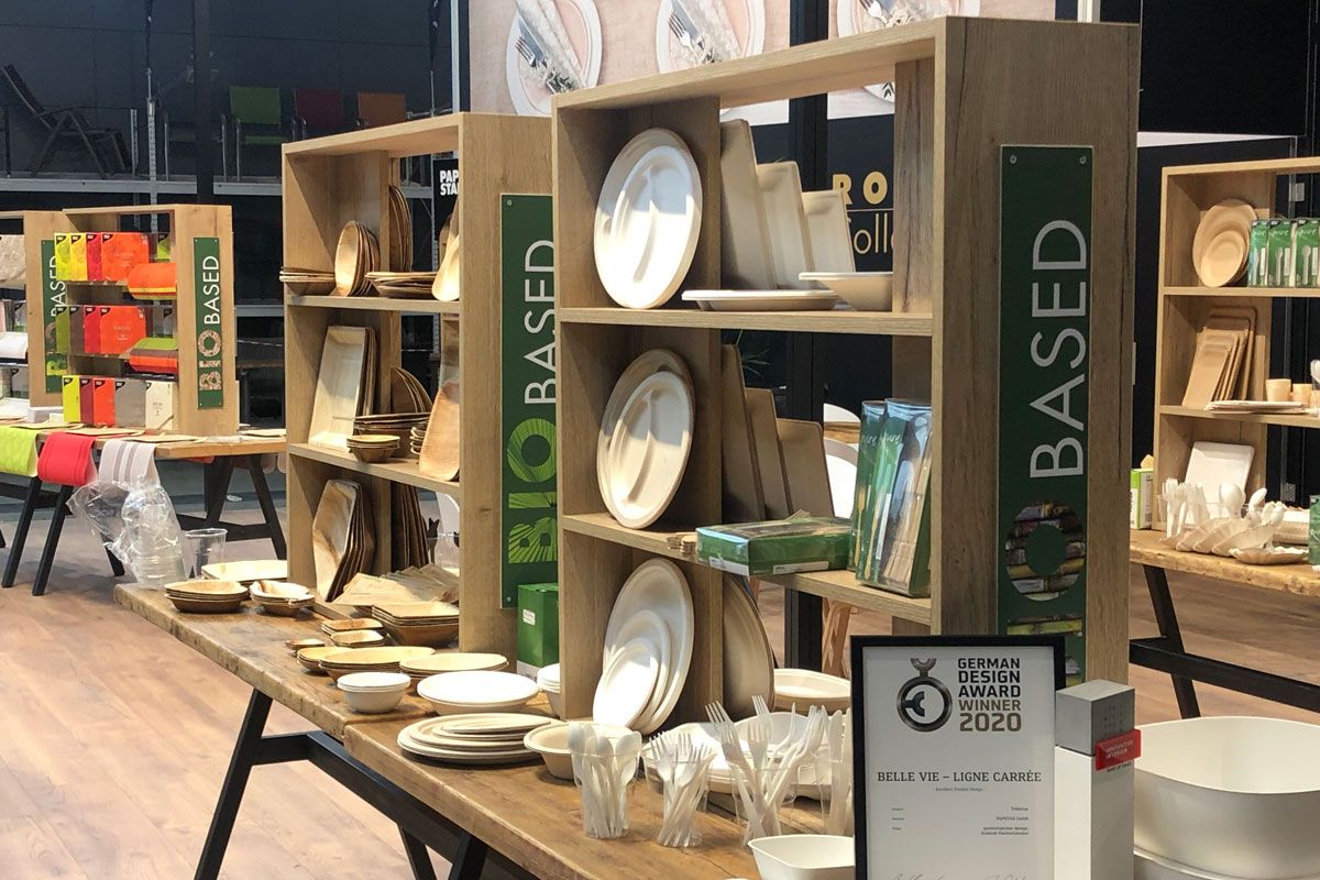 Customized exhibition stand Papstar
