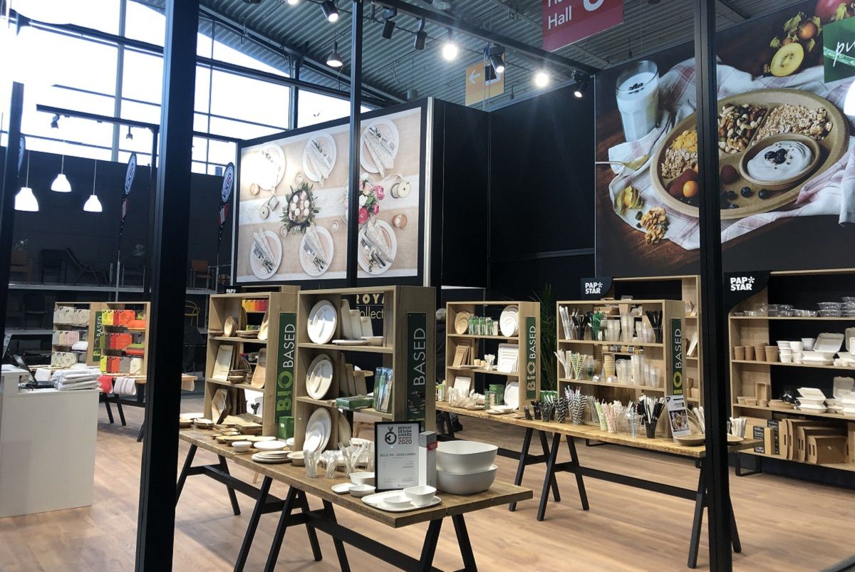 Customized exhibition stand Papstar