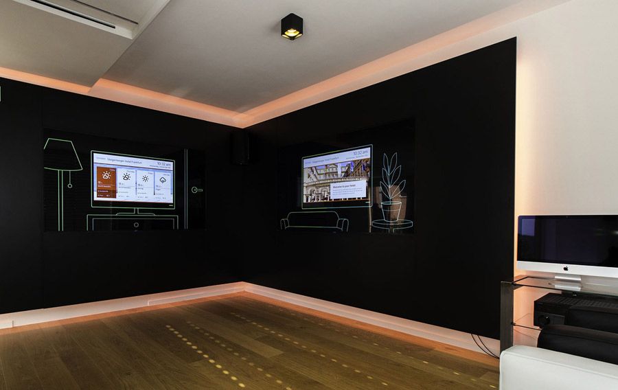 Exhibition design showroom m3connect