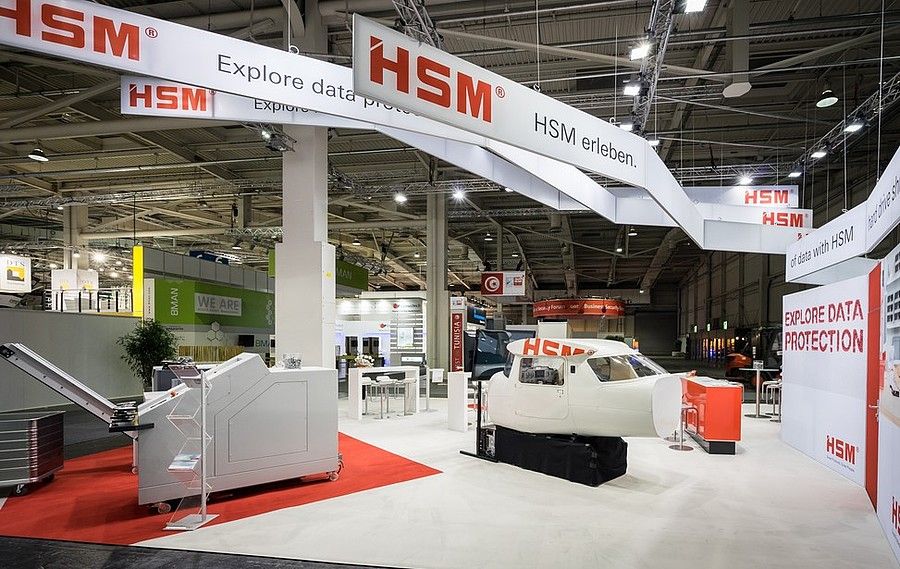 Messestand CeBIT Hannover für HSM