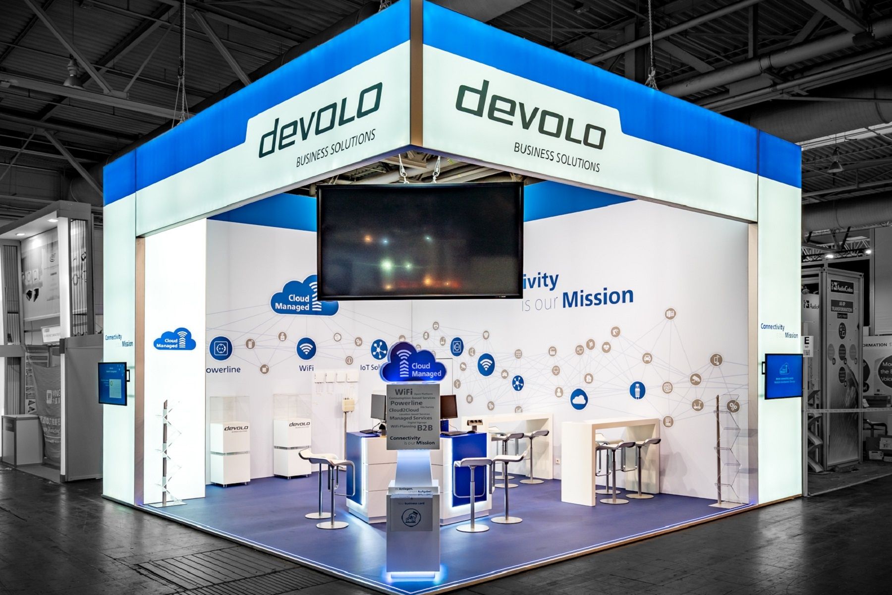 Messestand Devolo