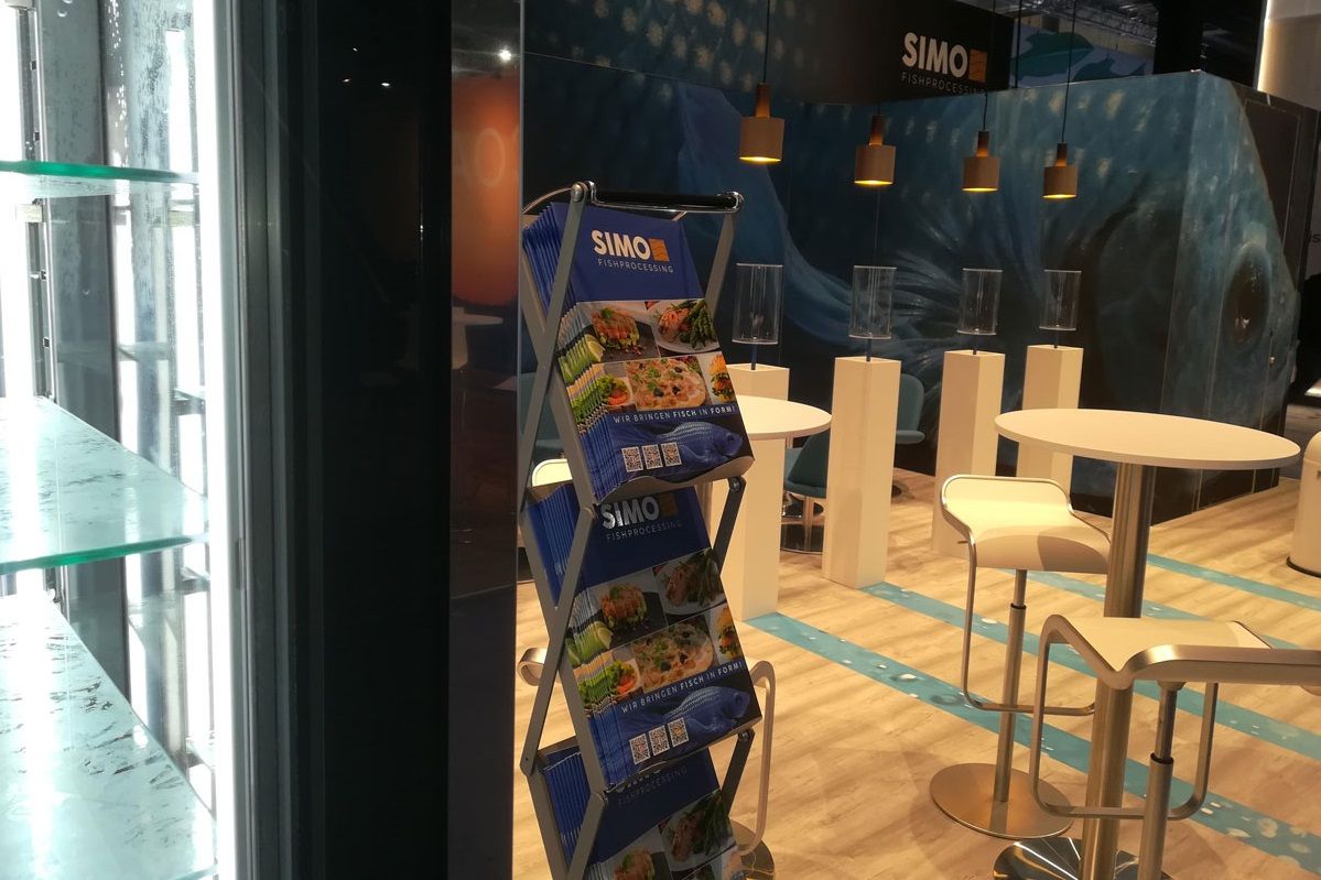 Individueller Messestand für SIMO Fishprocessing
