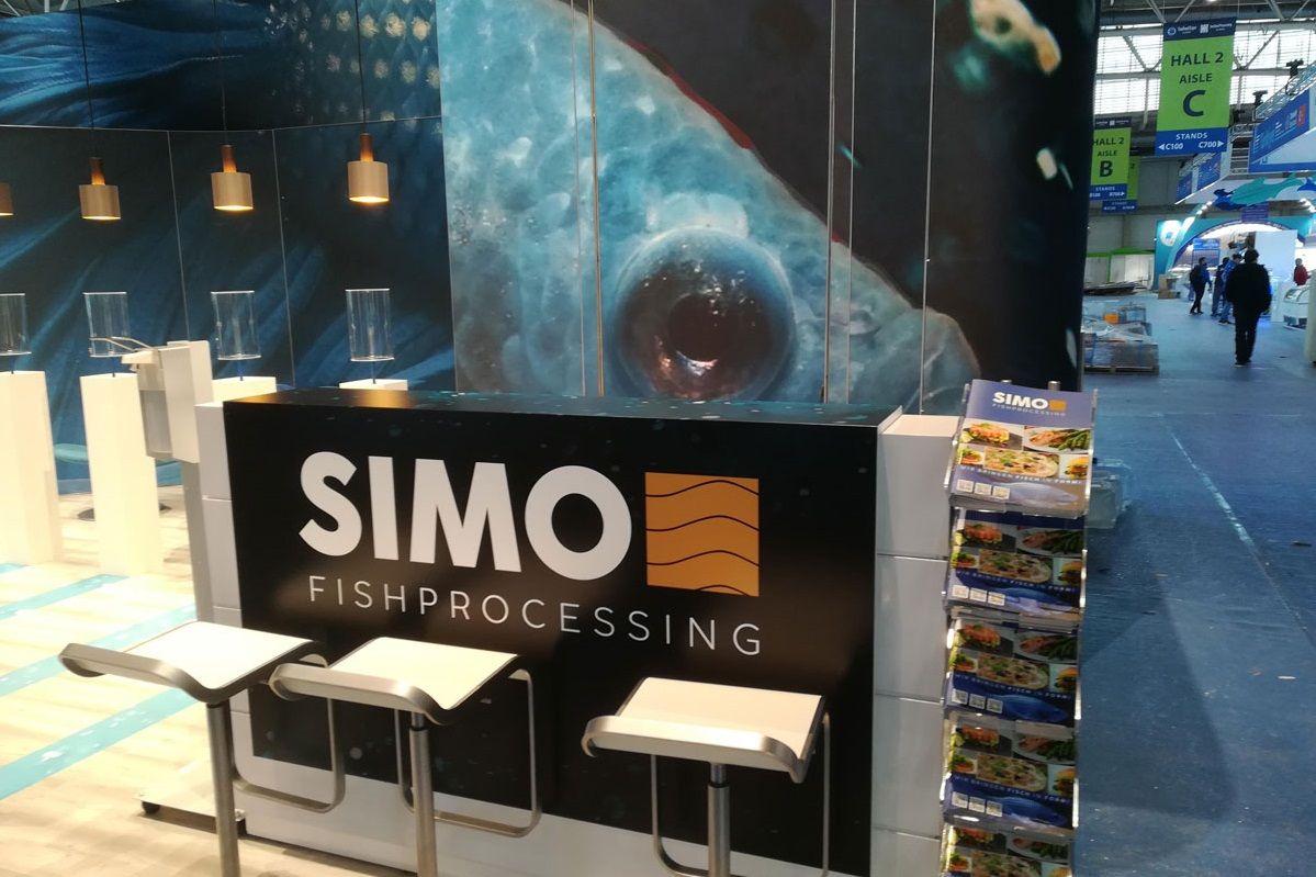 Customized exhibition stand for SIMO Fishprocessing