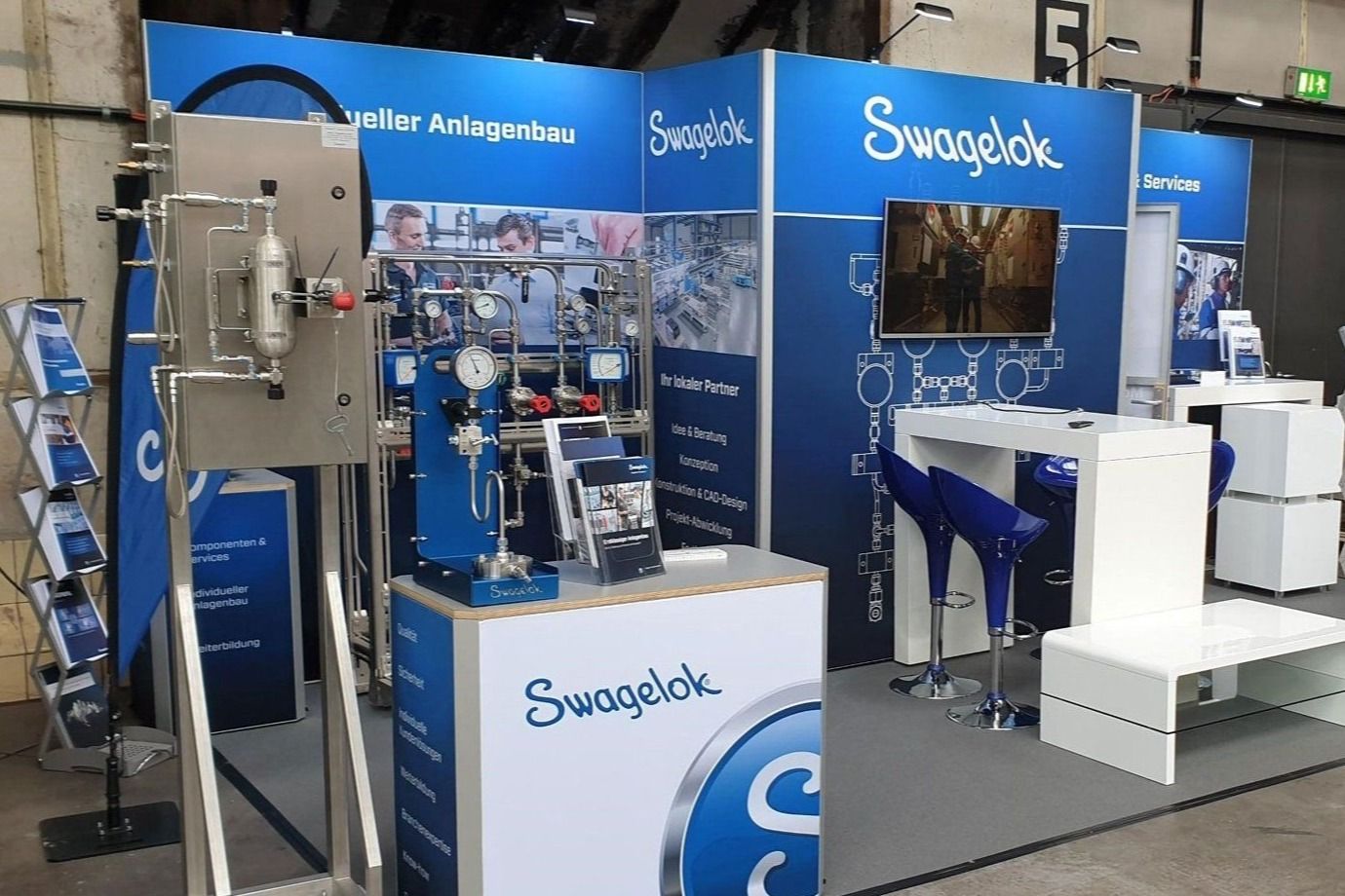Messestand Swagelok