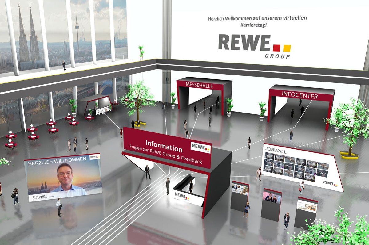 Virtual exhibition for REWE Group