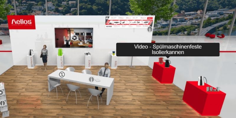 Virtueller Messestand