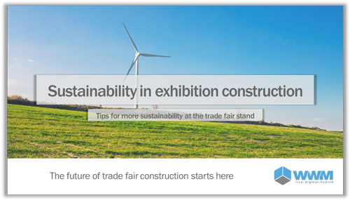 Whitepaper "Sustainability in exhibition construction" for free download