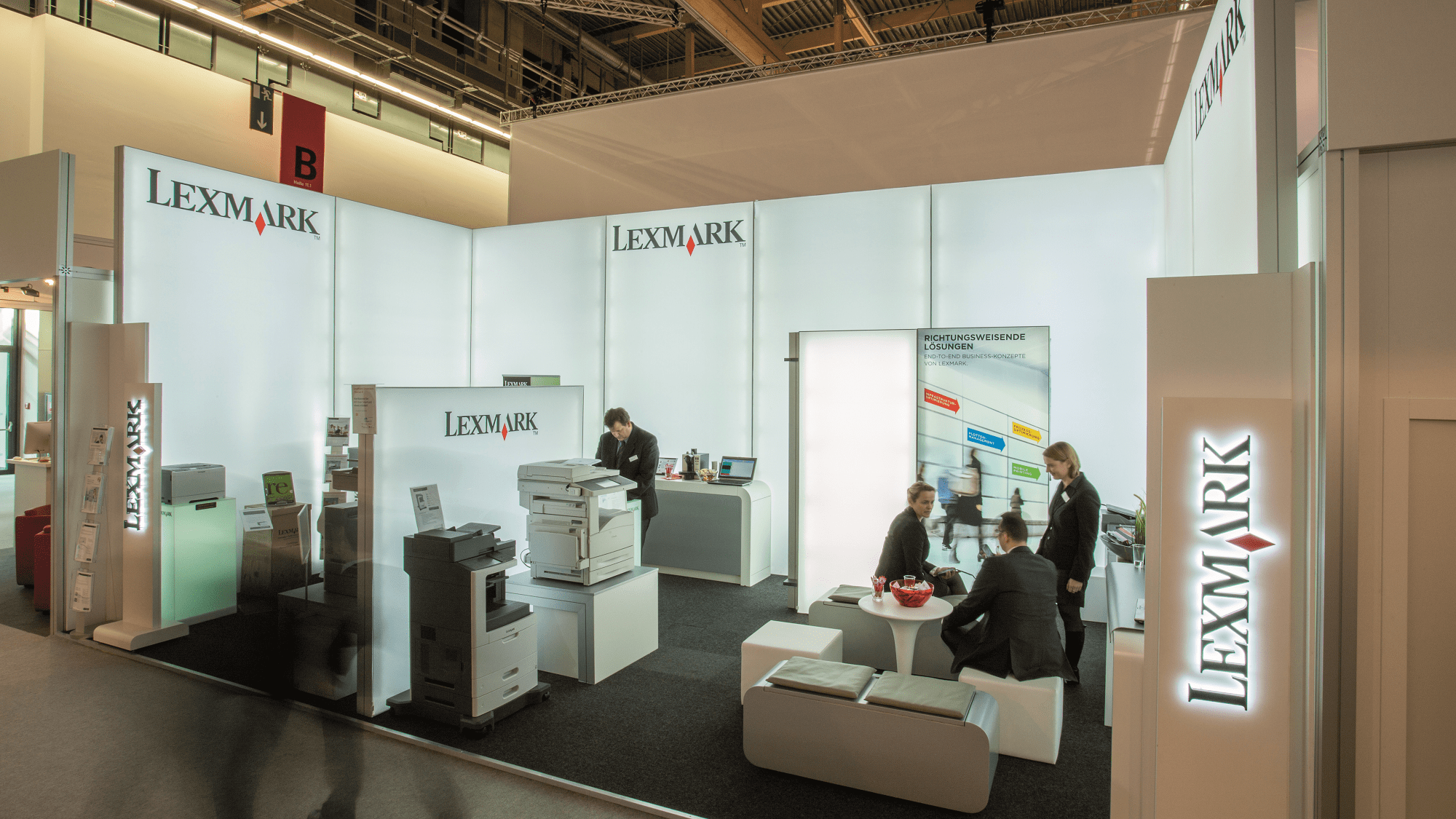 mobile Messestände mit myWWM für Lexmark