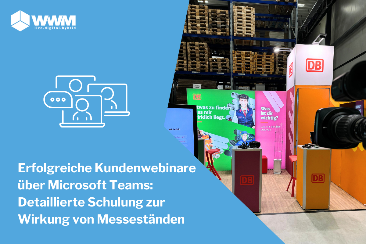 Erfolgreiche Kundenwebinare über Microsoft Teams